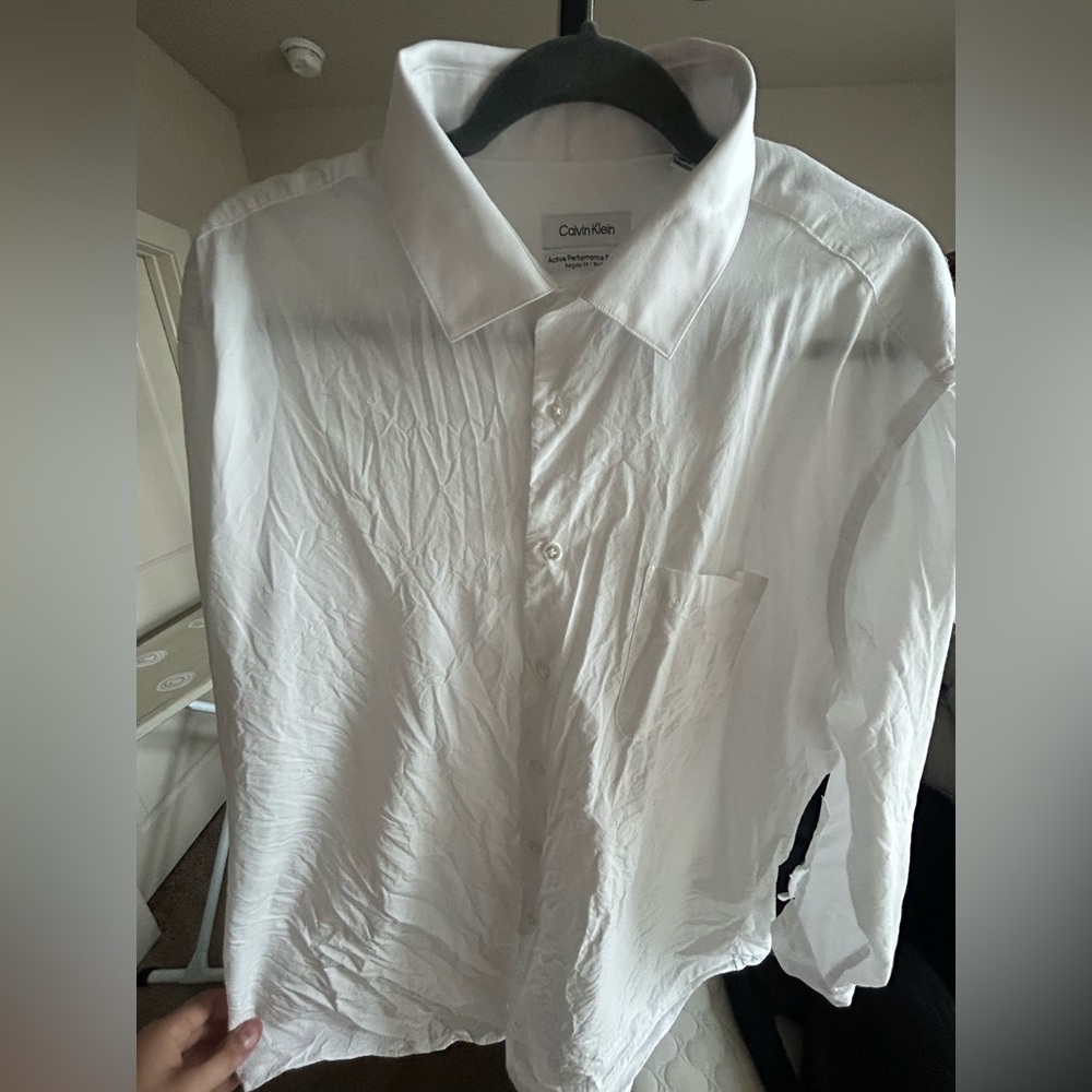 Calvin Klein Crisp White Dress Shirt
